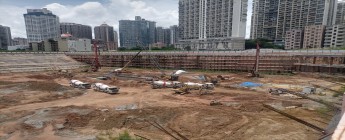 湖貝A1地塊樁基礎(chǔ)工程2023.8.21-8.27施工剪影